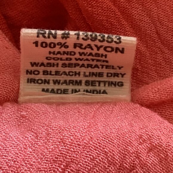 Seven Islands Women's Tie Dye Boho Peachy Ombre Midi Dress One Size Sleeveless - Picture 10 of 10